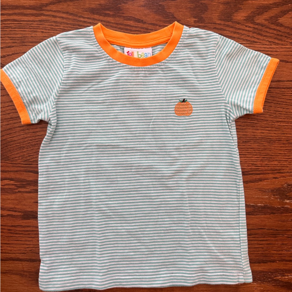 2T Boys boutique pumpkin shirt